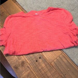 lululemon athletica Coral Short Sleeve Tee